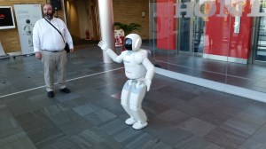 ASIMO at the Honda HQ in Slough - 21 Oct 2014